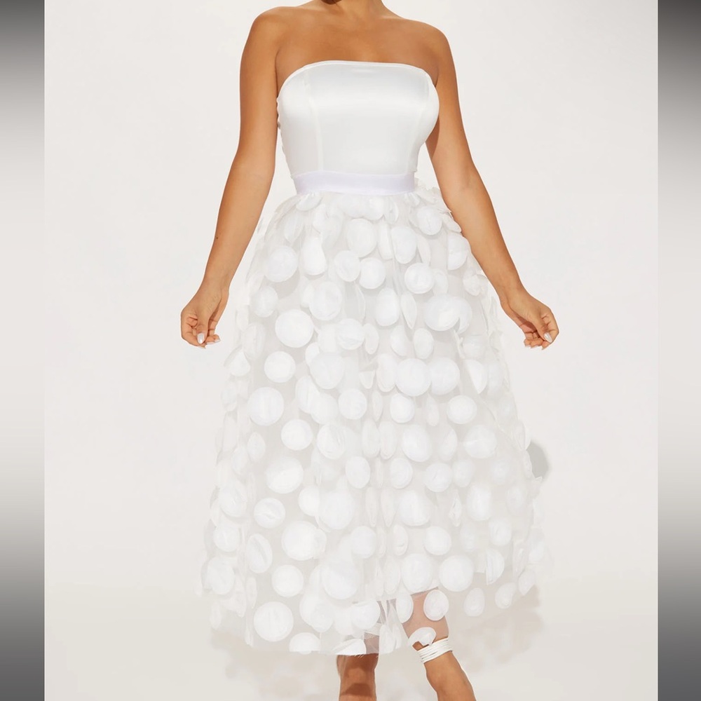 White Midi Dress